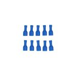 Papuci electrici izolati, mama, albastru Plat, terminale pe cablu, 6,3x0,8mm, lungime 21,3 mm, crimpat, 1542, 10 buc. la blister Carpoint AutoDrive ProParts