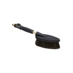 Perie spalat masina ovala Carpoint, perie din par cal, material cauciucat, conector furtun apa, diam. perie 17x8 cm AutoDrive ProParts