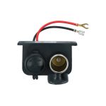 Priza auto dubla Carpoint 12-24V max. 15A suplimentara cu cablu de 15cm., 1 buc. AutoDrive ProParts