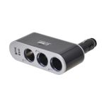 Priza auto multipla Automax cu 3 iesiri 12/24V 5A si 1 pt. USB 5V 500mA, fara cablu AutoDrive ProParts