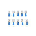 Set 10 papuci electrici Carpoint tip 541 mama 6,3x0,8 mm , lungime 20,50 , albastru AutoDrive ProParts