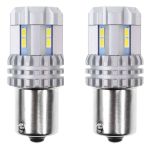 Bec pozitie ciresa auto tip LED UltraBright Canbus R5W, 12V-24V; BA15s, 12 LED SMD 3020, 2 buc. AutoDrive ProParts