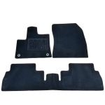 Covorase mocheta Citroen Berlingo, Opel Combo E, Toyota Proace City (Furgon) 2018-Prezent, 2 Locuri, Fix Oval, Negre, set de 2 bucati AutoDrive ProParts