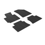 Set covorase auto din cauciuc Kia Soul 2014-2019, Negru, Gledring, 4 buc. AutoDrive ProParts