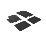 Set covorase auto din cauciuc Suzuki SX4 S-Cross/ Facelift 09.2016-10.2021, Negru, Gledring, 4 buc. AutoDrive ProParts