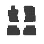 Set covorase auto din cauciuc pentru Subaru Impreza 2018-> prezent, presuri RapidAuto, Negru AutoDrive ProParts