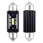 Set 2 becuri auto Amio LED UltraBright, C5W SV8.5-8, 1 SMD 1860, 2.9W, 39mm, Canbus, 12-24V, leduri alb sofit Festoon AutoDrive ProParts