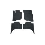 Set covorase auto din cauciuc pentru Mitsubishi L200 2019-2023, presuri RapidAuto, Negru AutoDrive ProParts