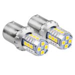 Bec semnalizare AMIO LED Canbus, BA15S P21W R10W R5W Alb 12V/24V, 3030 16SMD 1156, set 2 buc AutoDrive ProParts