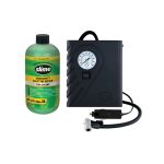 Kit Anti-Pana Slime Smart Repair 473ml + Compresor aer 12V pentru anvelope fara camera lichid reparatie pana instant AutoDrive ProParts