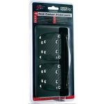 Ornamente pedale aluminiu cu efect carbon, negru AutoDrive ProParts