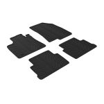 Set covorase auto din cauciuc Dacia Jogger Hatchback 04.2022- (Manual), Negru, Gledring, 4 buc. AutoDrive ProParts