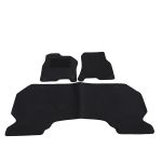 Set covorase auto din mocheta Dodge Ram 1500 2021-, Negru, 3buc. AutoDrive ProParts