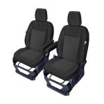 Set huse scaune auto Kegel, dedicate pentru Ford Tourneo Custom 1 + 1 model V362, 2013-12.2023, set huse 2 scaune fata, 2 huse tetiera si 2 huse brat cotiera AutoDrive ProParts