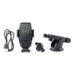 Suport auto cu incarcator wireless AMIO PHW-05, fixare cu ventuza, incarcare Qi, cu brat reglabil AutoDrive ProParts