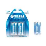 Baterie R14 / C, 1,5V, Capacity 5.2.3Ah, , Tesla Blue + Zinc Carbon, 2 buc AutoDrive ProParts