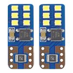 Bec de pozitie tip LED Canbus T10 W2.1x9.5 W5W, 12-24V 2W, 12SMD , culoare alb , Vertex, set 2 buc AutoDrive ProParts