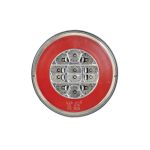 Lampa spate stop LED Carpoint , rotunda 150mm, 12V, 3 functii, Stanga, Dreapta AutoDrive ProParts