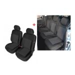 Set huse scaune auto Kegel Tailor Made pentru Peugeot Partner II Tepee 2008-2018, Citroen Berlingo II Combi (B9), 2008-2018, set huse fata + spate (spatar mijloc rabatabil) AutoDrive ProParts