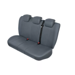 Set huse scaune bancheta SPATE marime M-L, imitatie piele, culoare GRI AutoDrive ProParts