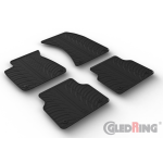 Set covorase auto din cauciuc Audi A8 (D4), 2009-2017 Sedan/Limuzina, pentru modele cu cutie automata, 4 bucati, Gledring AutoDrive ProParts