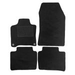 Set covorase auto mocheta Peugeot 408 Mhev 2024->, Negru, 4 buc. AutoDrive ProParts