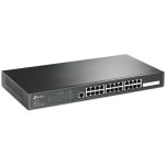 Switch TP-Link JetStream cu management | 24× porturi Gigabit L2+ și 4× sloturi SFP TL-SG3428 SafetyGuard Surveillance