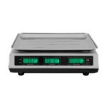 Cântar electronic comercial cu baterie ROTOR R218B 40 kg, platformă inox, afișaj dublu