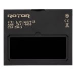 Filtru auto-întunecare pentru mască de sudură Rotor Model 2, 110x90 mm (ADF), clasa 1/1/1/2
