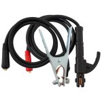 Set cabluri sudura 16 mm² 300A cu cleste portelectrod si cleste de masa (OEM)