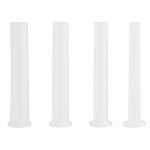 Set 4 pâlnii pentru cârnați din plastic alimentar Elefant, compatibile KY-2008CB/KY-2006PA (Ø15-25 mm)