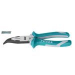 Cleste cu varf ascutit si curbat TOTAL Industrial 160 mm (6”), Cr-V, maner TPR