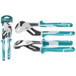 Cleste papagal TOTAL Industrial 250 mm (10”) cu deschidere 50 mm, Cr-V, maner TPR