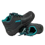 Bocanci de protectie TOTAL S1P, piele, bombeu + lamela otel, talpa dubla PU, marimea 42