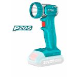 Lampă de lucru LED TOTAL Industrial 20V Li-Ion P20S, 150 lm (fără acumulator și încărcător)