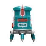 Nivela laser TOTAL 30 m cu autonivelare, 1H + 4V, roșu (Clasa 2)