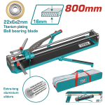 Aparat manual de tăiat gresie și faianță TOTAL 800 mm Industrial (max. 16 mm)