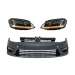 Bara Fata  VW Golf VII 7 (2013-2017) Rline Look cu Faruri 3D LED cu Semnalizare Dinamica Performance AutoTuning