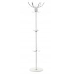 Cuier hol metalic 178 cm, 16 carlige, design minimalist, alb Household NewTrend