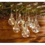 Ghirlanda luminoasa, LED, model Moza, 10 becuri, 380cm, incarcare solara, lumina alb cald Household NewTrend