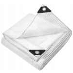 Prelata din polietilena impermeabila laminata, 4x4 m, 100 g/mp, transparent Household NewTrend