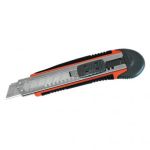 Cutter profesional cauciucat 18 mm Proline, cu blocare automată, 3 lame incluse