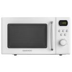 Cuptor cu microunde Daewoo 20L 700W Digital, 8 Programe, Alb