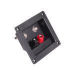 Conector boxă pentru panou 2x banana + 2x jack mamă 6.3 mm