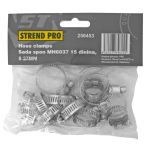 Set coliere de prindere pentru furtun Strend Pro HC515, 15 bucati, 8-27 mm