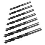 Set burghie pentru lemn Rebel 7 piese 3-10 mm, coada cilindrica