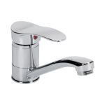 Baterie bucătărie monocomandă DS-91012 Sanit Lux, crom, pipă 19 cm