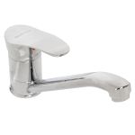 Baterie bucătărie monocomandă Sanit Lux DS-91012, pipa 23 cm, crom