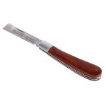 Cuțit de altoit profesional drept Micul Fermier PROFI GF-0455 (lamă inox, mâner lemn)