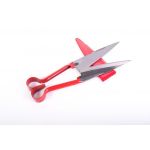 Foarfecă pentru tuns oi Micul Fermier 34 cm, oțel forjat, arc dublu, roșie